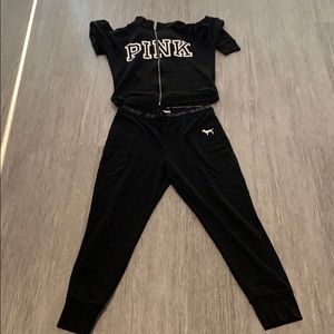 Victoria secret jogger suit